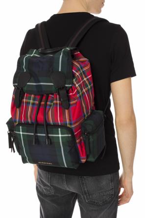 'patchwork tartan' patterned backpack, zdjęcie 2 'patchwork tartan' patterned backpack od Burberry